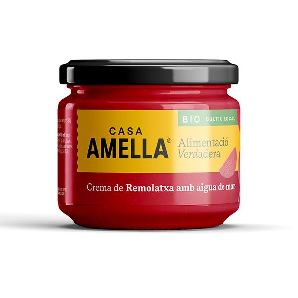 Crema de remolatxa amb aigua de mar | 785 | Origen :Casa Amella